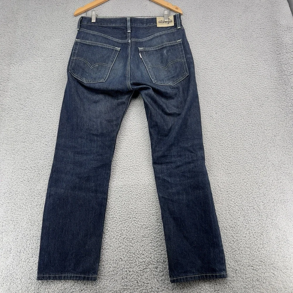 Levi's SilverTab‎ Relaxed Straight Fit Jeans 100% Cotton Men's Size 30x30 Blue